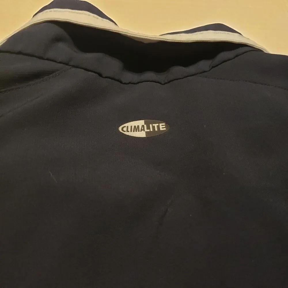 Men's Size XL‎ 2007 Adidas Blue Three Stripe Track Jacket 